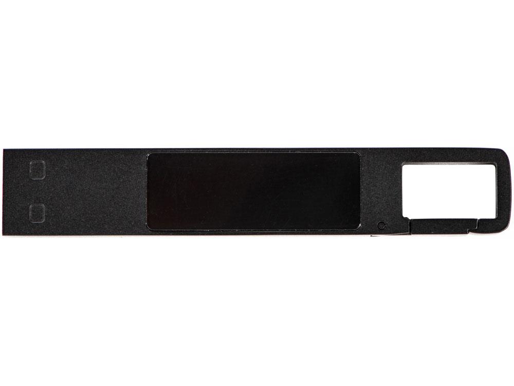 USB 2.0- флешка на 32 Гб c подсветкой логотипа Hook LED, темно-серый, белая подсветка - фото 2 - id-p113312978