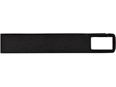 USB 2.0- флешка на 32 Гб c подсветкой логотипа Hook LED, темно-серый, белая подсветка, фото 3