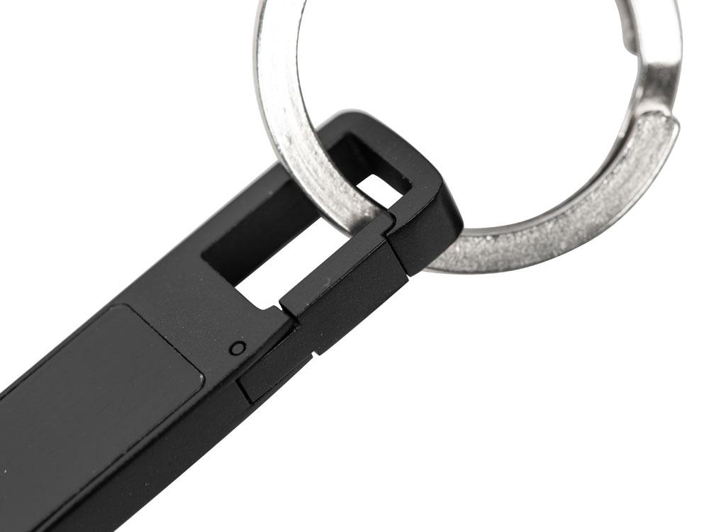 USB 2.0- флешка на 32 Гб c подсветкой логотипа Hook LED, темно-серый, красная подсветка - фото 5 - id-p113312979