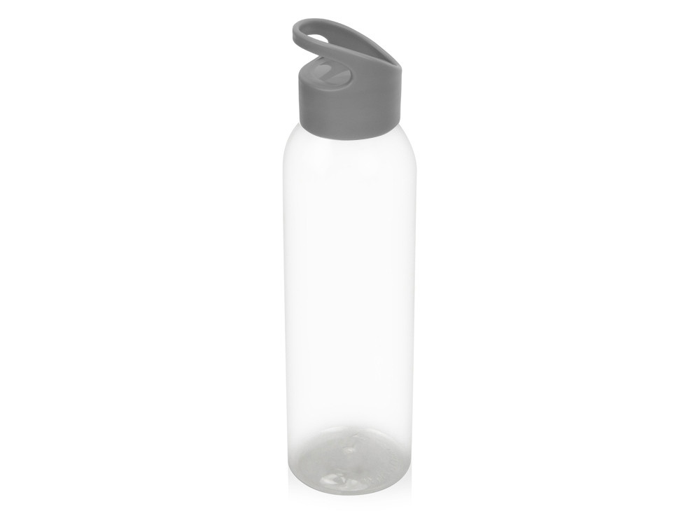 Бутылка для воды Plain 2 630 мл, прозрачный/серый - фото 1 - id-p113312810