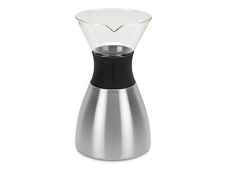 Кофеварка POUR OVER, 1000 мл, серебристый/черный, фото 2