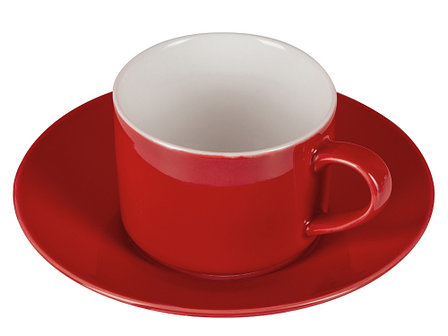 Чайная пара прямой формы Phyto, 250мл, красный, фото 2