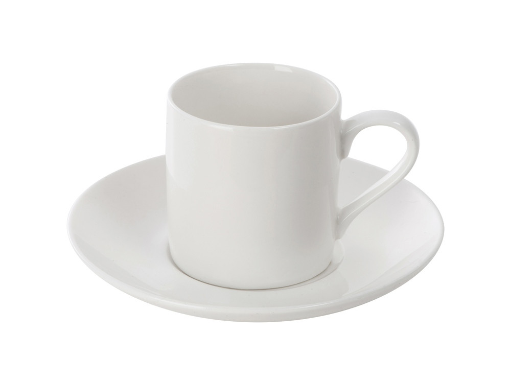 Кофейная пара прямой формы Espresso, 100мл, белый - фото 1 - id-p113312835