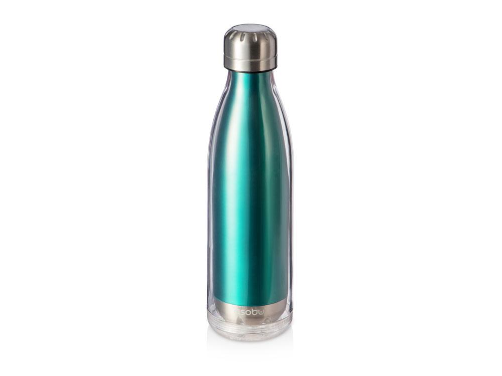 Бутылка Asobu Viva La Vie (0,54 литра), бирюзовый - фото 1 - id-p113312851