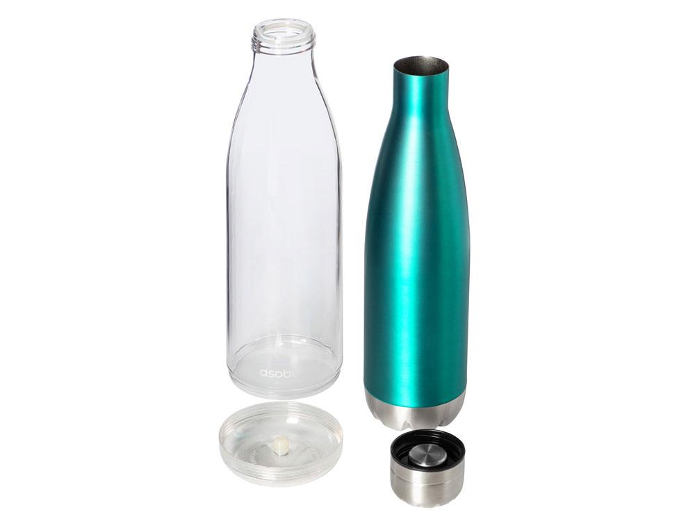 Бутылка Asobu Viva La Vie (0,54 литра), бирюзовый - фото 3 - id-p113312851
