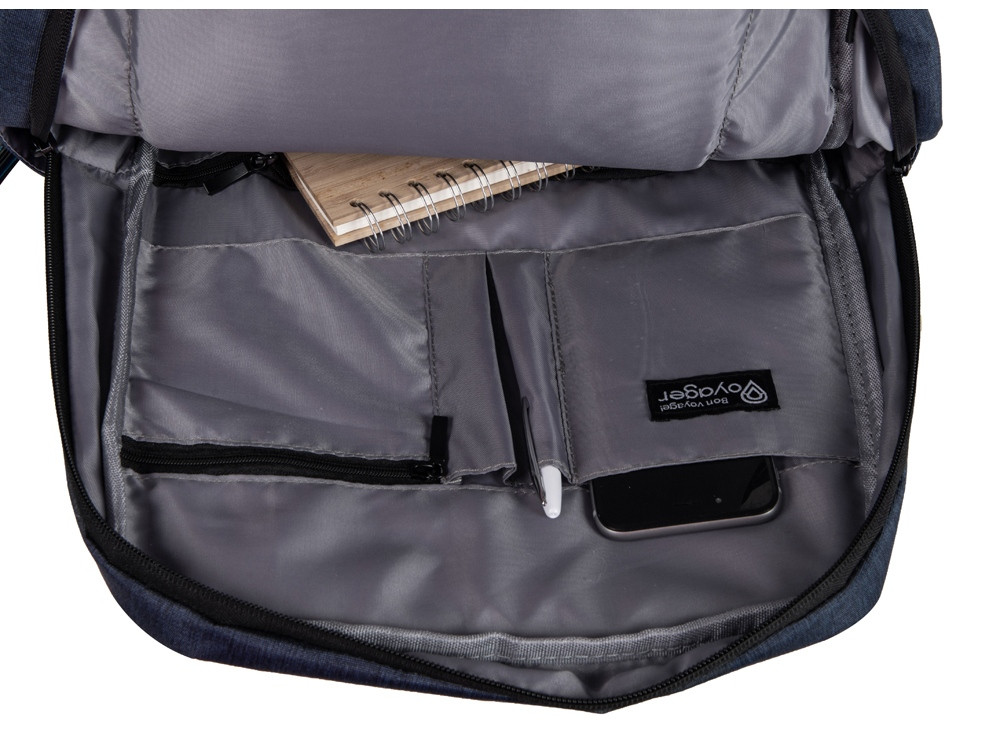Рюкзак Flash для ноутбука 15'', темно-синий - фото 7 - id-p113313027