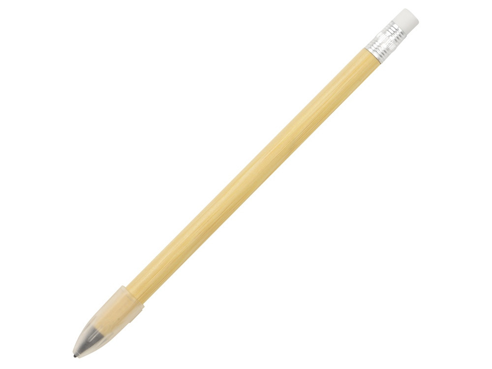 Вечный карандаш Nature из бамбука с белым ластиком - фото 1 - id-p113313037
