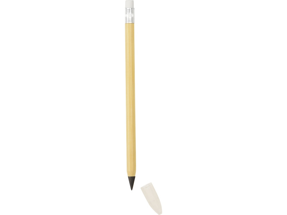 Вечный карандаш Nature из бамбука с белым ластиком - фото 3 - id-p113313037