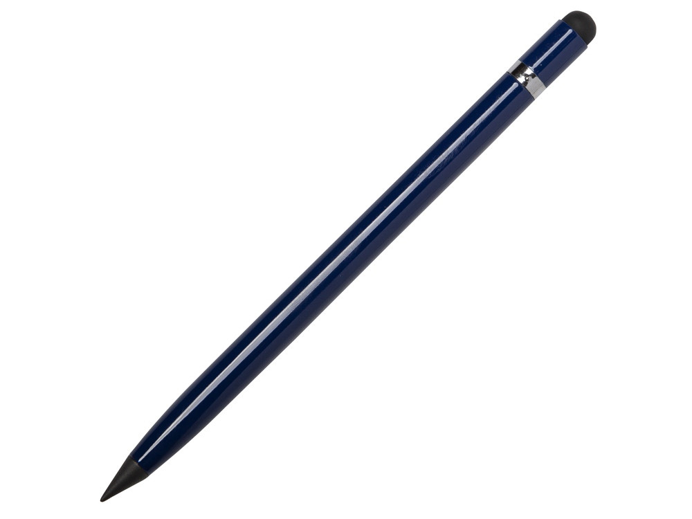Вечный карандаш Eternal со стилусом и ластиком, темно-синий - фото 1 - id-p113313043