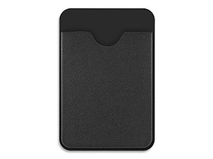 Чехол-картхолдер Favor на клеевой основе на телефон для пластиковых карт и и карт доступа, черный, фото 2