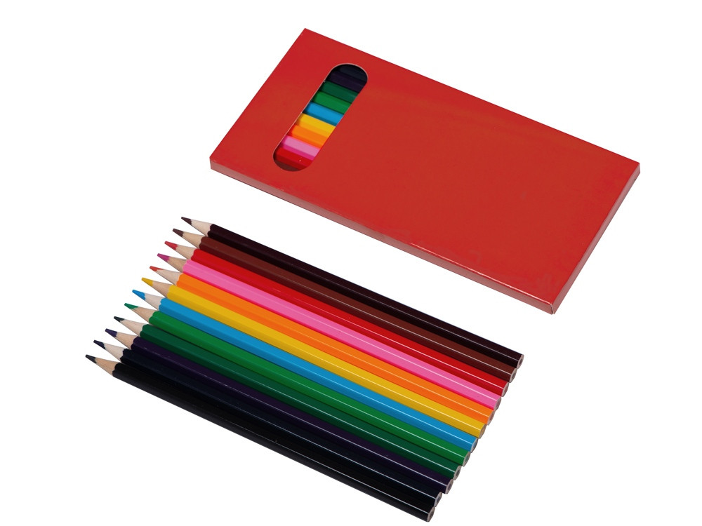 Набор из 12 цветных карандашей Hakuna Matata, красный - фото 1 - id-p113313067