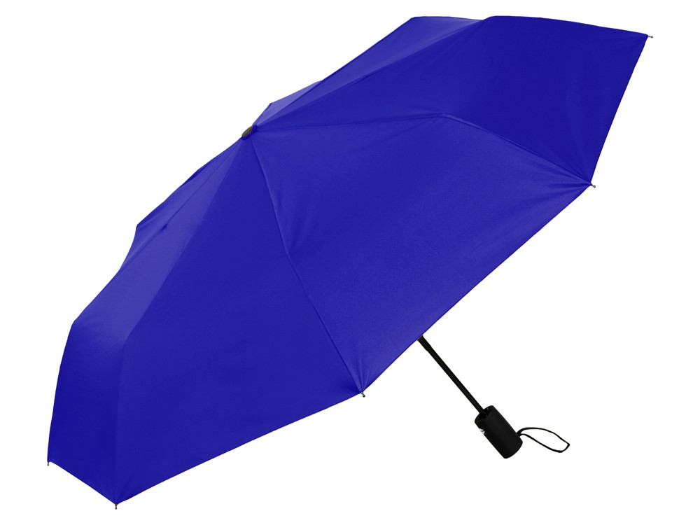 Зонт-автомат Dual с двухцветным куполом, голубой/черный - фото 2 - id-p113313706