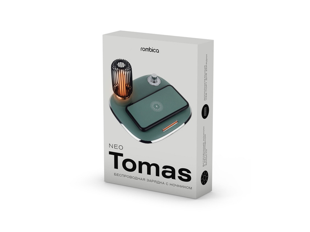 Беспроводное зарядное устройство Rombica NEO Tomas Quick Green - фото 4 - id-p113314152