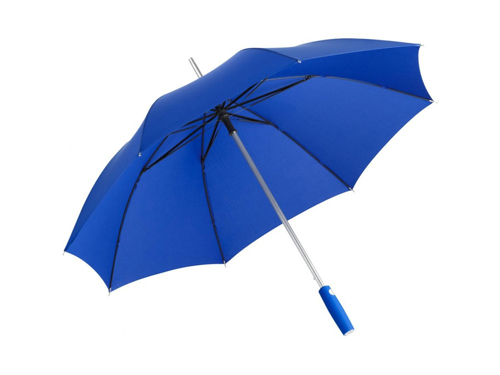 Зонт-трость 7560 Alu с деталями из прочного алюминия, полуавтомат, серый - фото 4 - id-p113313781