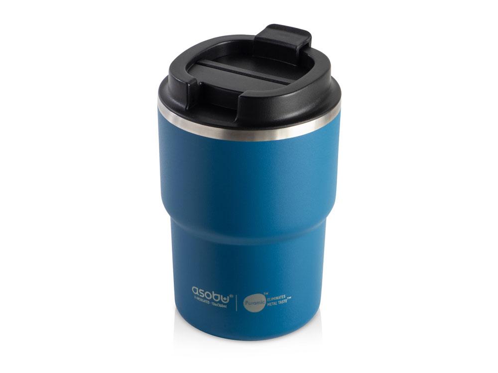 Вакуумная термокружка с внутренним керамическим покрытием Coffee Express, 360 мл, синий - фото 1 - id-p113313814