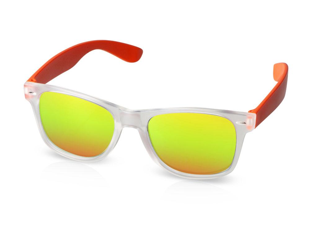 Очки солнцезащитные с зеркальными линзами Partymaker, оранжевый - фото 1 - id-p113313832