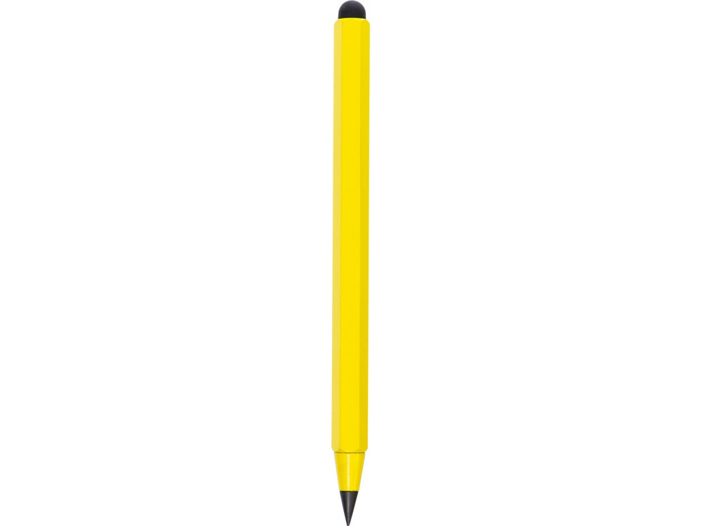 Вечный карандаш из переработанного алюминия Sicily, желтый - фото 3 - id-p113314278