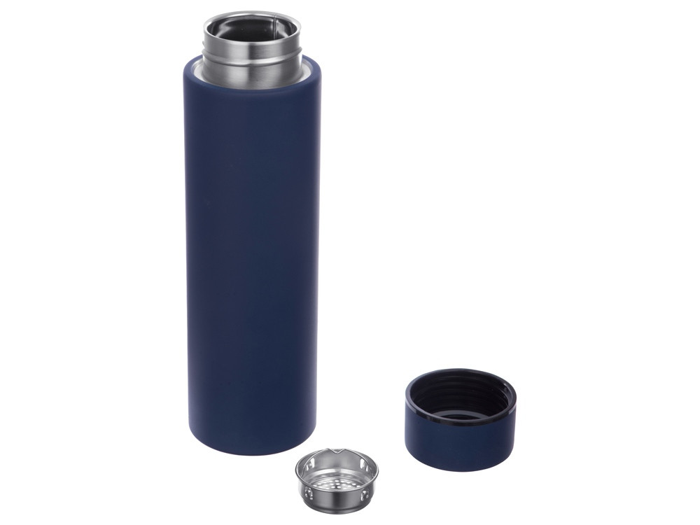 Вакуумный термос с двойными стенками и медным слоем Torso, 480 мл, темно-синий - фото 3 - id-p113314280