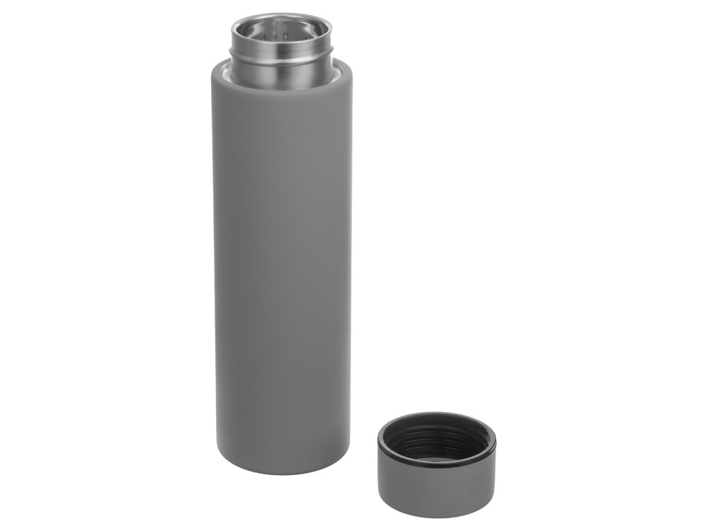 Вакуумный термос с двойными стенками и медным слоем Torso, 480 мл, серый - фото 2 - id-p113314281