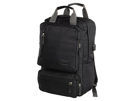 Рюкзак Fabio для ноутбука 15.6, черный, фото 2