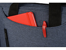 Сумка для ноутбука Wing с вертикальным наружным карманом, синий (Р), фото 3