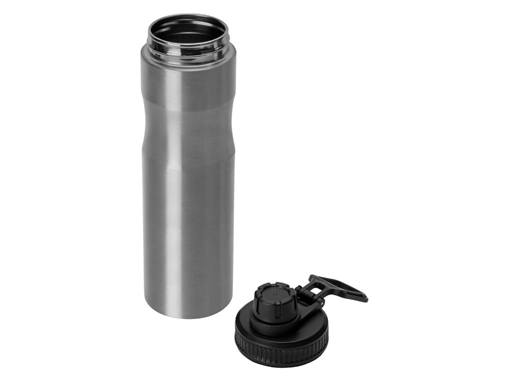 Бутылка для воды Supply Waterline, нерж сталь, 850 мл, серебристый/черный - фото 4 - id-p113314449