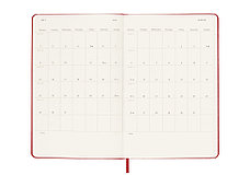 Записная книжка 12 месяцев на 2024 год, в твердой обложке, красный, Large, 13х21, фото 2