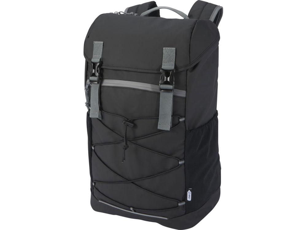 Водонепроницаемый рюкзак Aqua для ноутбука с диагональю экрана 15,6 дюйма, сплошной черный - фото 1 - id-p113314498