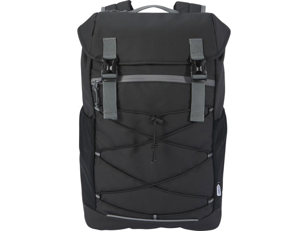 Водонепроницаемый рюкзак Aqua для ноутбука с диагональю экрана 15,6 дюйма, сплошной черный - фото 2 - id-p113314498