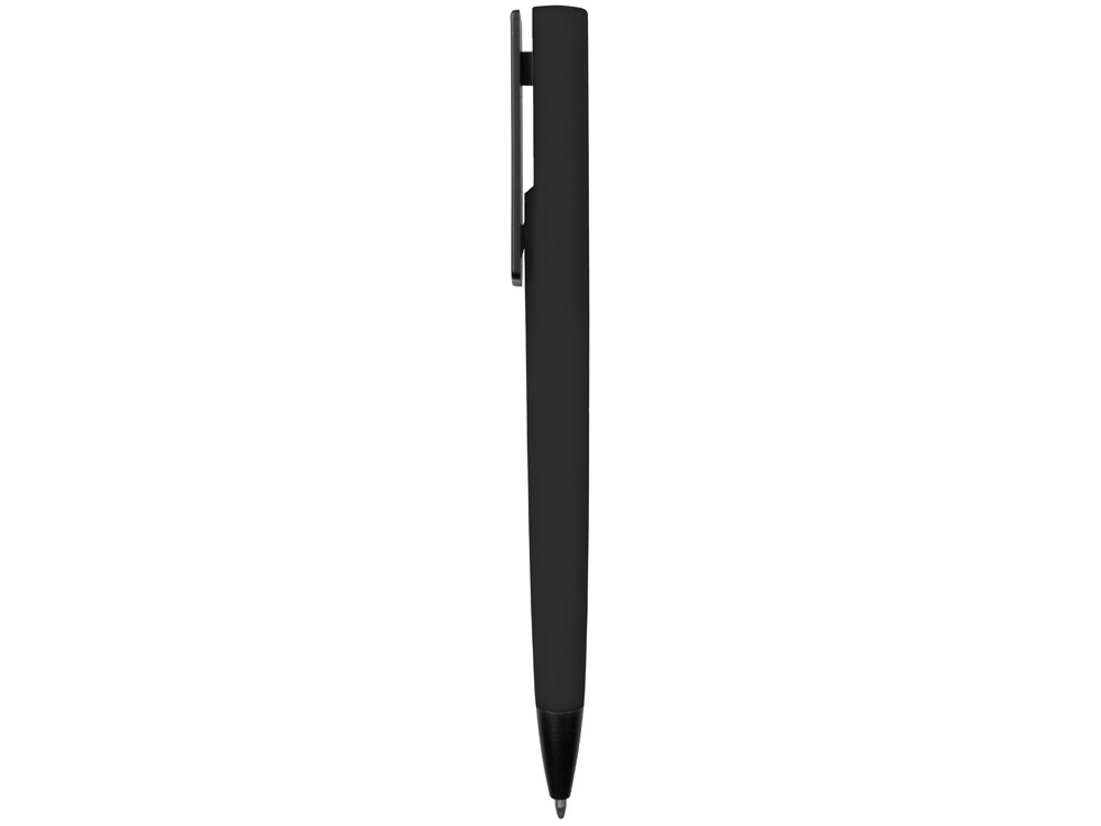 Ручка пластиковая шариковая C1 софт-тач, черный - фото 3 - id-p113314702