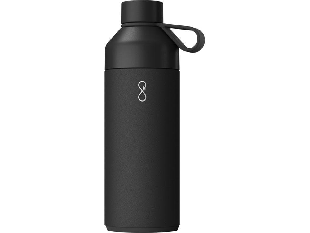 Бутылка для воды Big Ocean Bottle объемом 1000 мл с вакуумной изоляцией, черный - фото 1 - id-p113314719