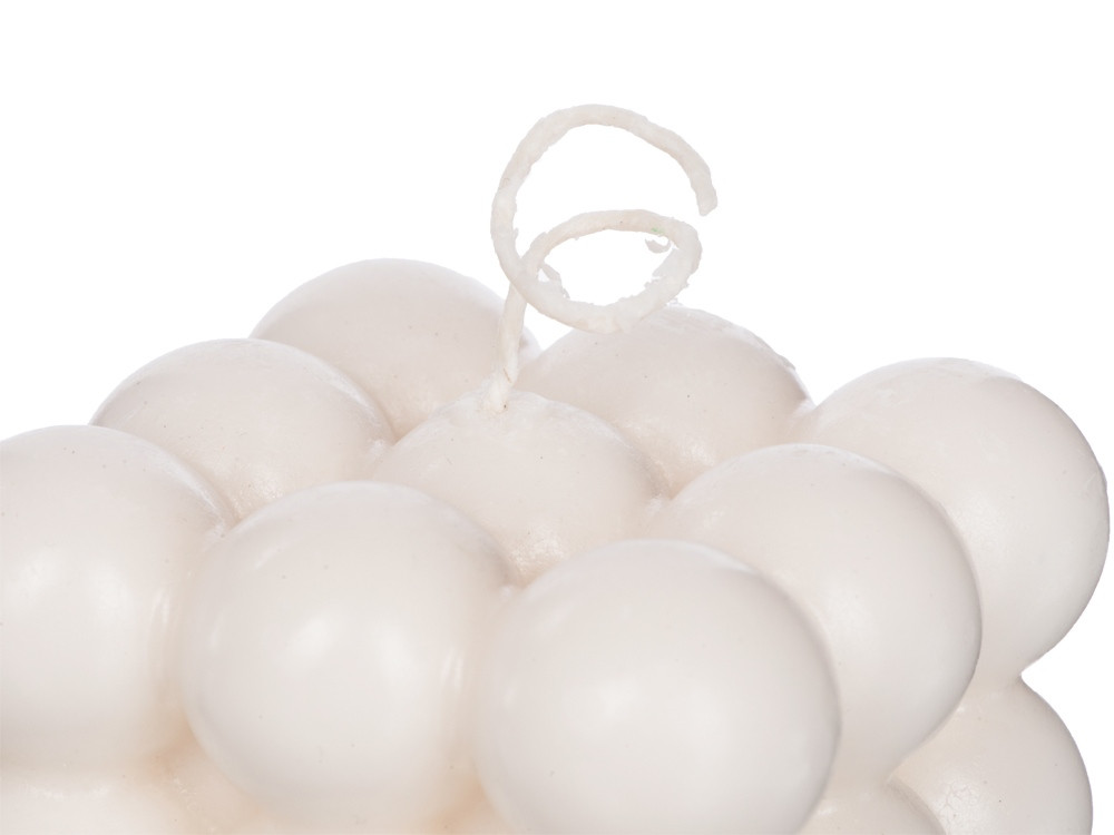 Свеча шарики без отдушки, белый - фото 4 - id-p113314745