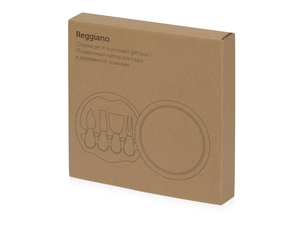 Подарочный набор для сыра в деревянной упаковке Reggiano (P) - фото 6 - id-p113314763