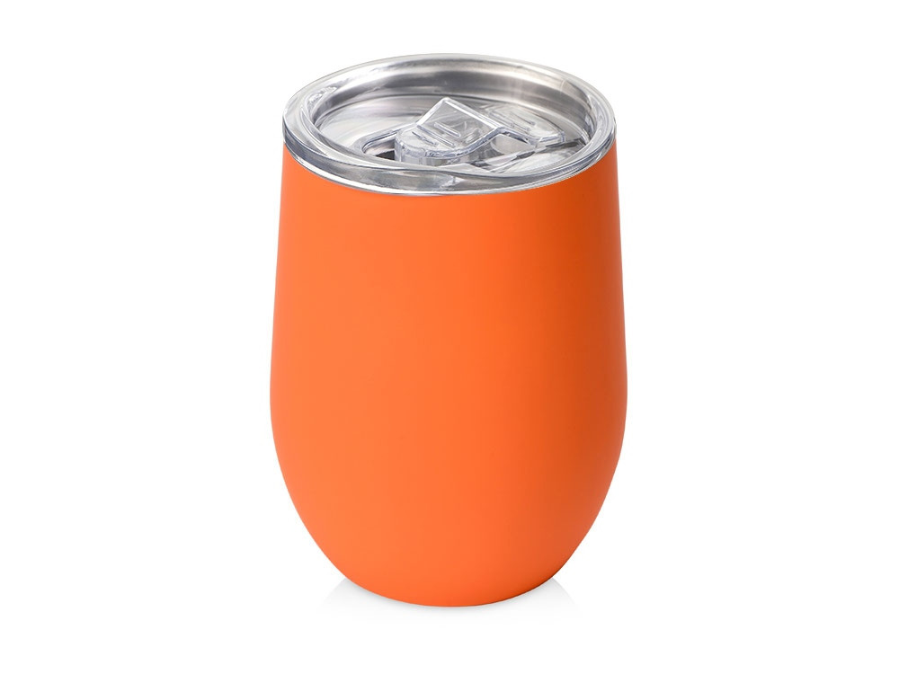 Термокружка Sense Gum, soft-touch, непротекаемая крышка, 370мл, оранжевый (P) - фото 1 - id-p113314781