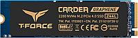 Твердотельный накопитель 250GB SSD TeamGroup T-FORCE CARDEA Z44L Gaming SSD M.2 TM8FPL250G0C127