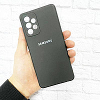 Чехол силиконовый на телефон Samsung Galaxy A52 черный