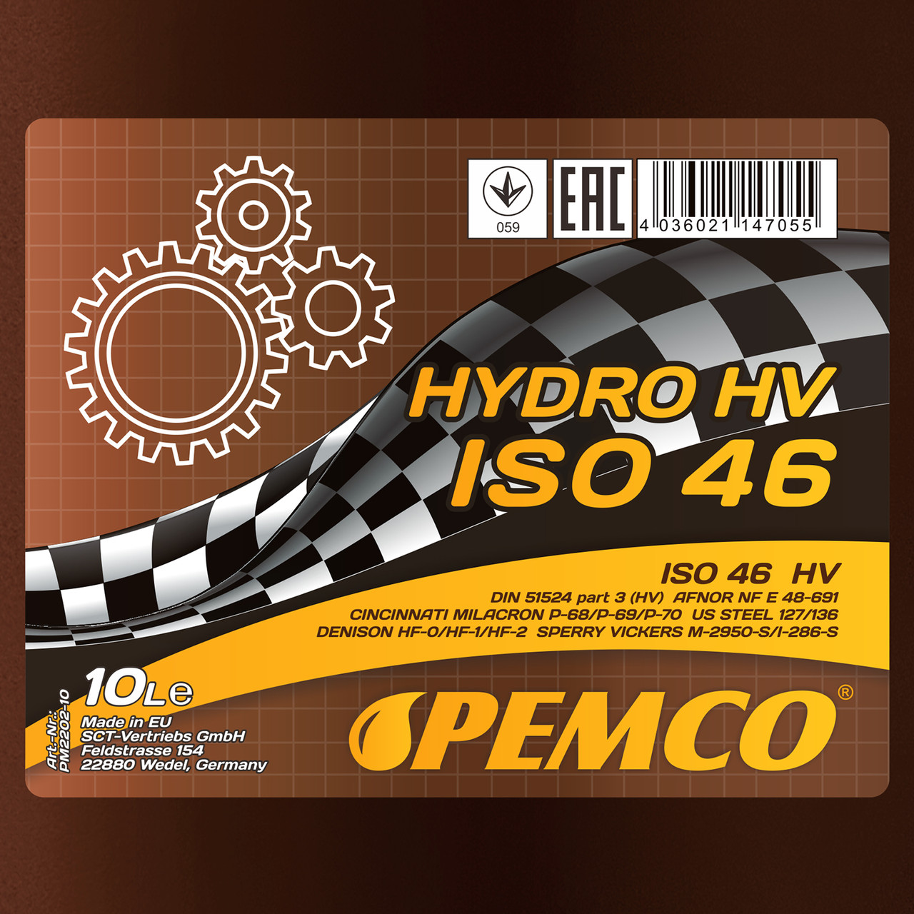 PEMCO Hydro HV ISO 46 Гидравлическое масло 208L - фото 2 - id-p113317489