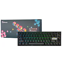 Клавиатура Ducky One 2 SF Cherry Silent Red RGB LED Black-White