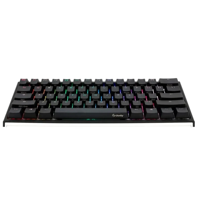 Клавиатура Ducky One 2 SF Cherry Silent Red RGB LED Black-White - фото 2 - id-p113317632