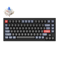 Клавиатура Keychron Q1-M2 Black Knob Blue Switch RGB Hot-Swap Gateron G pro Mechanical