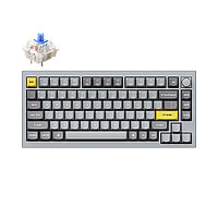 Клавиатура Keychron Q1-N2 Grey Knob Blue Switch RGB Hot-Swap Gateron G pro Mechanical