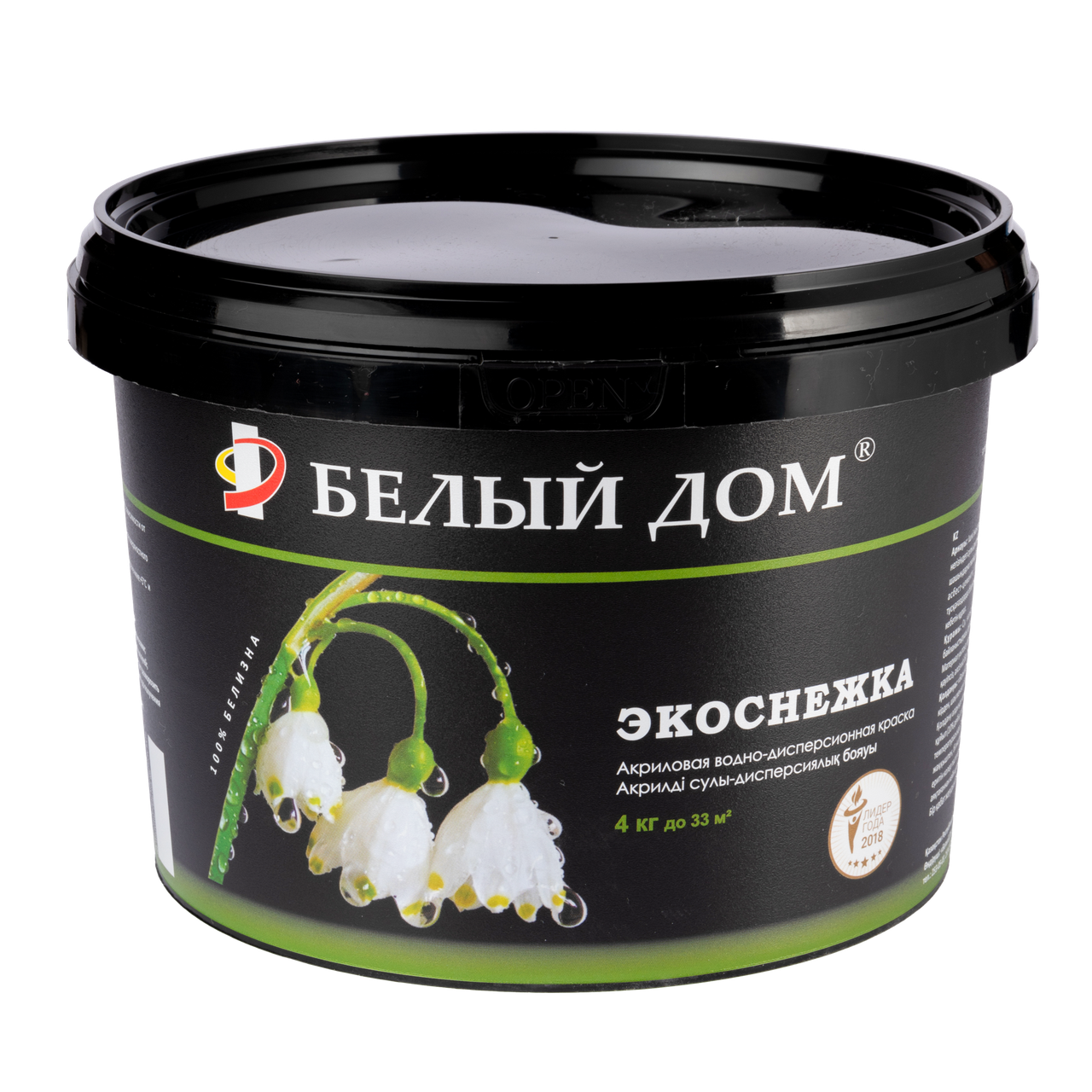 Краска водно-дисперсионная акриловая ЭКОСНЕЖКА: продажа, цена в Алматы ...