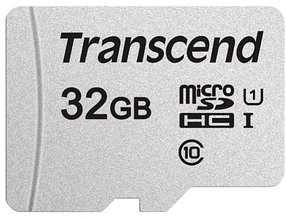 Карта памяти MicroSD 32GB Class 10 U1 Transcend TS32GUSD300S, фото 2