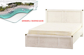 Магеллан - Кровать с матрасом Бали 00036930,160, Cосна винтаж, Анрэкс