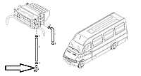 503646245 Трубка отопителя Iveco Daily