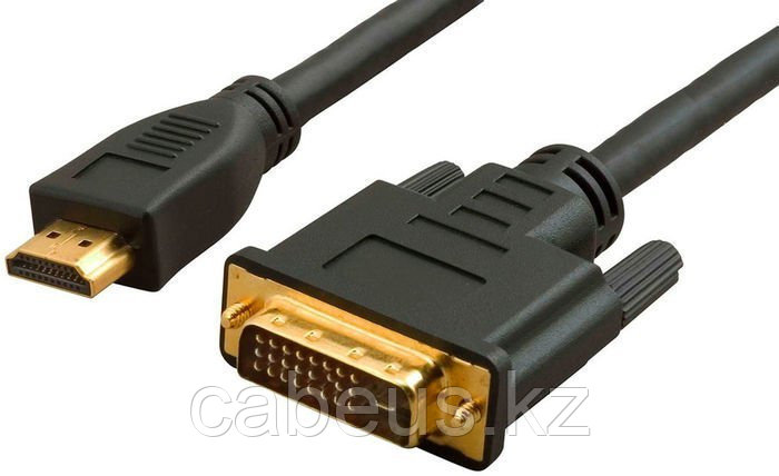 Кабель HDMI 2.0, А (вилка)- DVI-D (24+1) (вилка) WH-141(20m) - фото 1 - id-p113337108