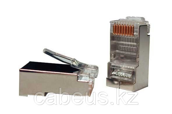 Разъем RJ-45 PLUG-8P8C-U-C5-SH-100 (100 шт) - фото 1 - id-p113337122