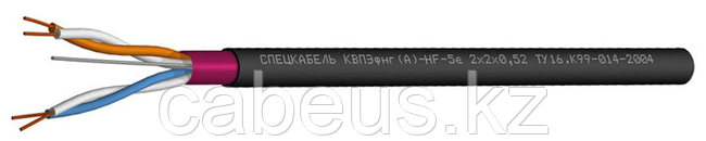 Кабель симметричный для структурированных кабельных систем (FTP) категории 5e, одиночной прокладки КВПЭфП-5е - фото 1 - id-p113346099