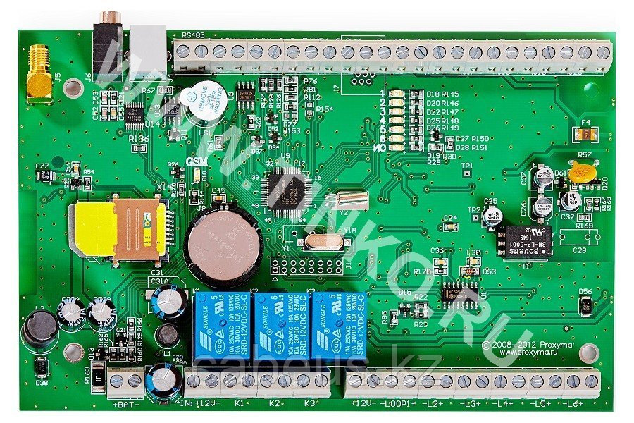 Устройство оконечное объектовое приемно-контрольное c GSM коммуникатором S632-2GSM-BS (плата) - фото 1 - id-p113337294