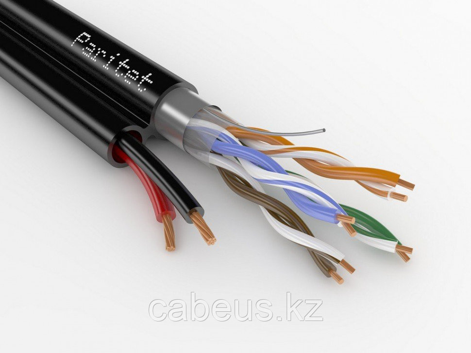 Комбинированный кабель для подключения уличных IP-камер видеонаблюдения с ИК подсветкой, подогревом и ДУ - фото 1 - id-p113346168